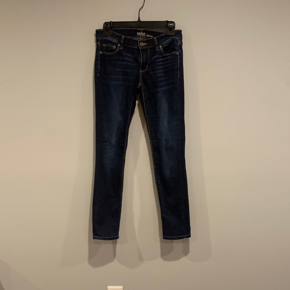 New York & Company Soho Dark Blue Skinny Jeans